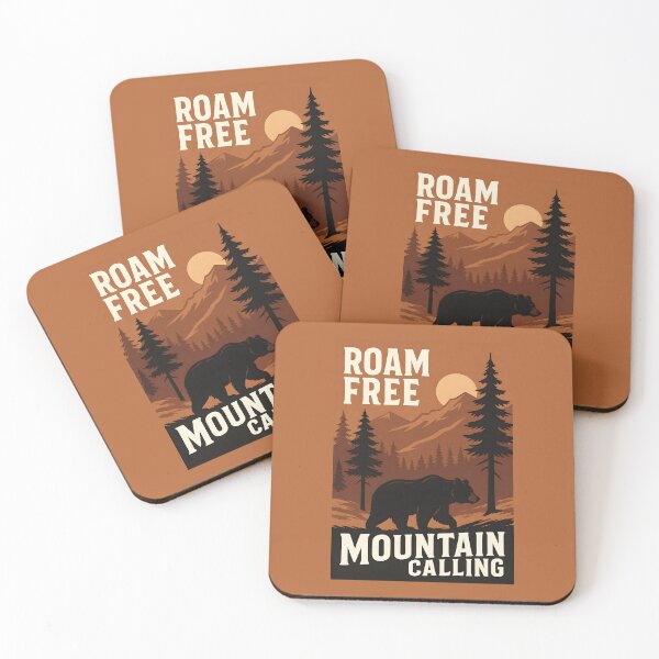 Item preview, Roam Free Mountain Calling Nature Outdoors designed and sold by SplashTastic.