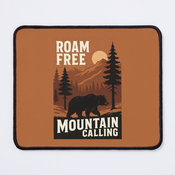 Item preview, Roam Free Mountain Calling Nature Outdoors designed and sold by SplashTastic.