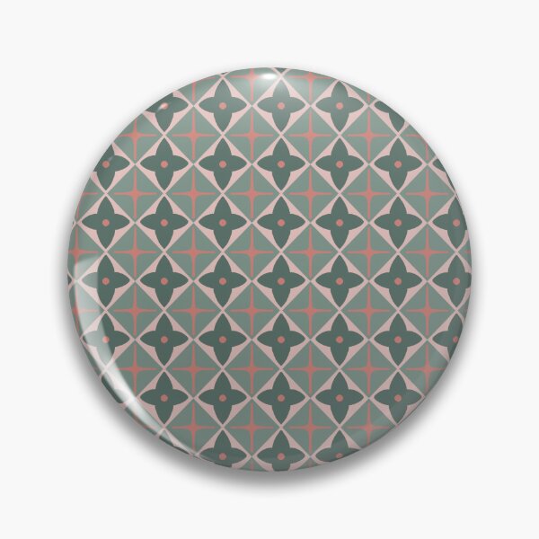Item preview, Classic Retro Flower Tiles Pattern designed and sold by ellealsopaints.