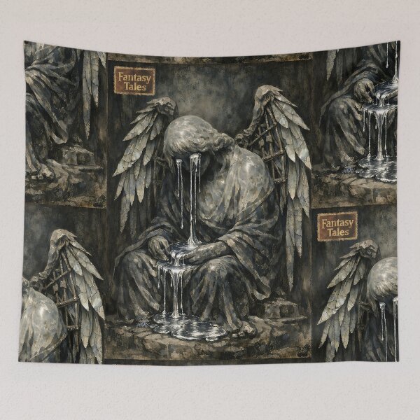 Item preview, The Mercury Weeper - Dark Fantasy Hollow Angel designed and sold by bapupa.