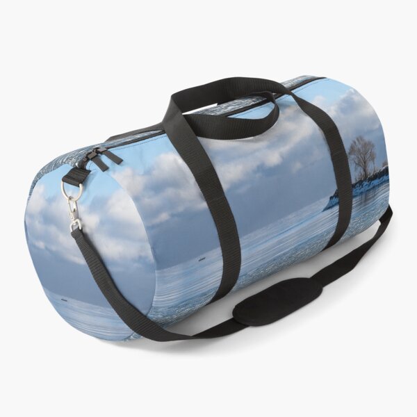 Item preview, Solo Kayaking - Serene Winter Lake Scene designed and sold by Georgia Mizuleva.