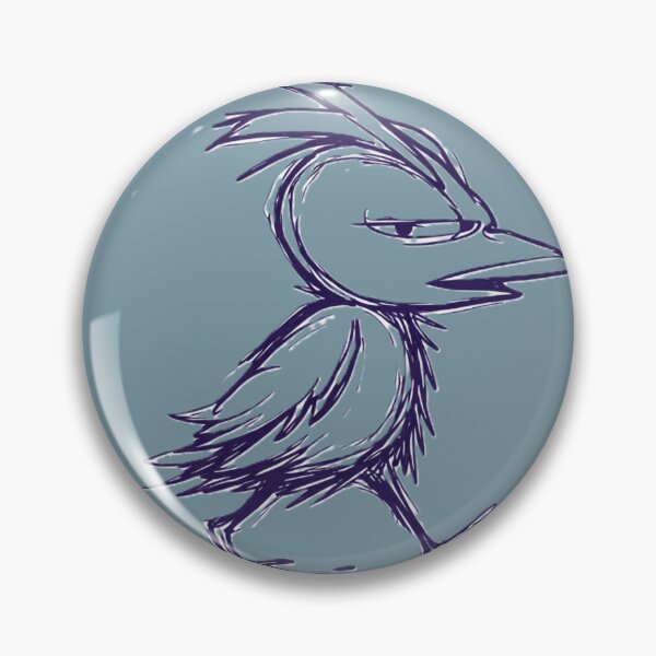 Item preview, “I’m Done” Mood - Chipy the Bird Walking Away designed and sold by InnerwayStudio.