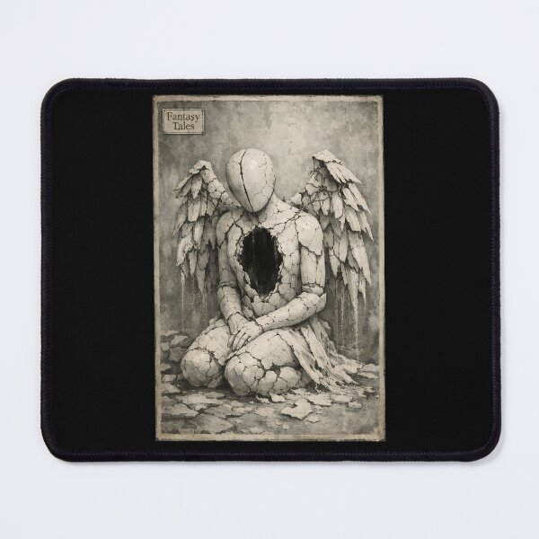 Item preview, The Porcelain Relic - Dark Fantasy Hollow Angel designed and sold by bapupa.