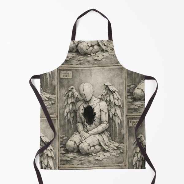 Item preview, The Porcelain Relic - Dark Fantasy Hollow Angel designed and sold by bapupa.