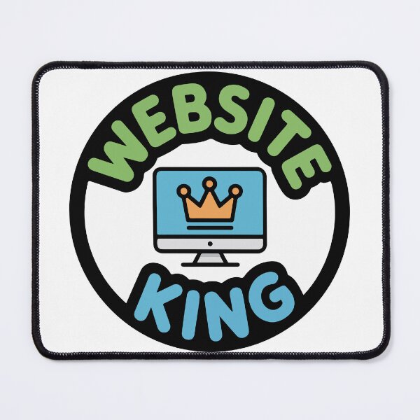 Item preview, Website King Computer Crown Tech Entrepreneur Sticker designed and sold by PixelWaveBD.