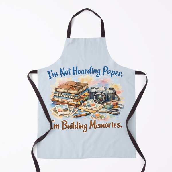 Item preview, I’m Not Hoarding Paper, I’m Building Memories – Scrapbooking & Photography Design designed and sold by blankTeeShirt.