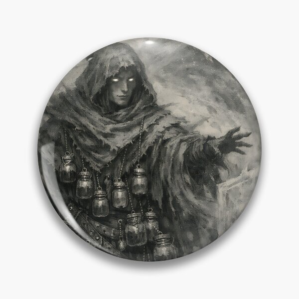 Item preview, The Grave-Dust Alchemist - Dark Fantasy Necromancer designed and sold by bapupa.