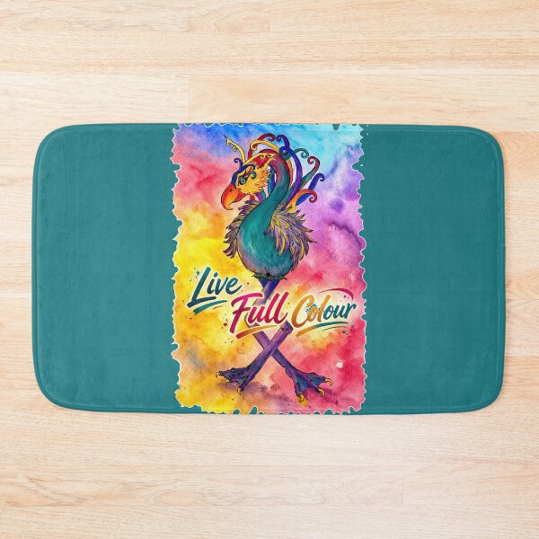 Item preview, Live Full Colour-Inspirational Colourful Bird Watercolour Illustration designed and sold by Live Full Colour.