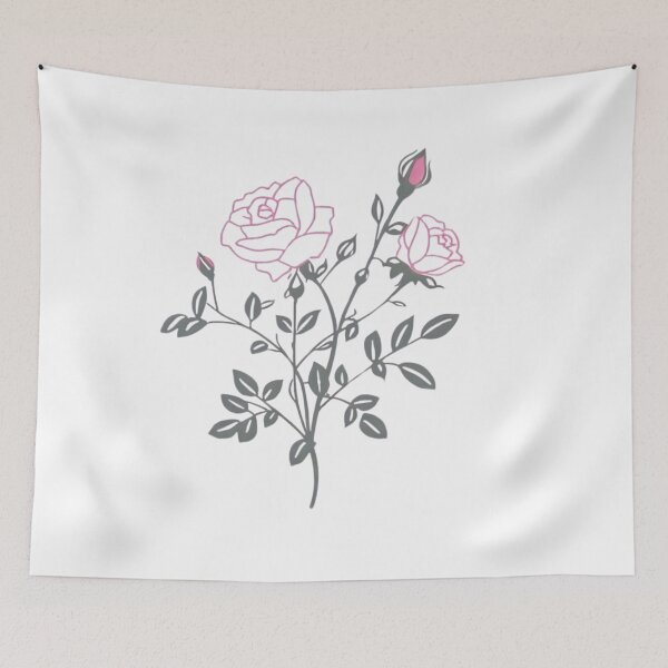 Item preview,  Wild rose pink flowers designed and sold by uunaa.