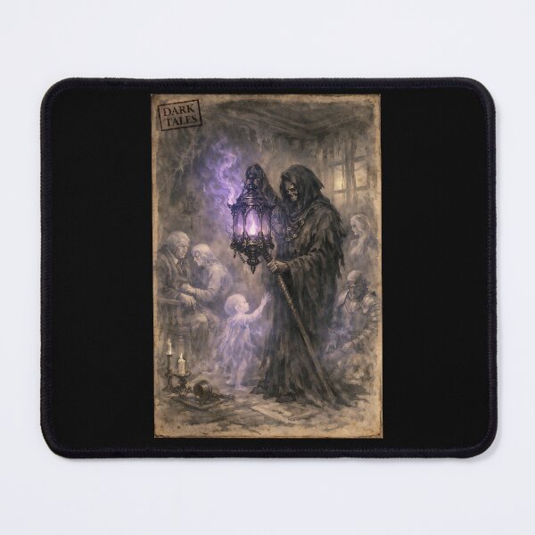 Item preview, The Lantern-Bearer of the Veil - Dark Fantasy Necromancer designed and sold by bapupa.