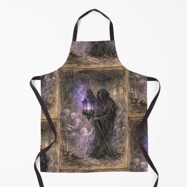 Item preview, The Lantern-Bearer of the Veil - Dark Fantasy Necromancer designed and sold by bapupa.