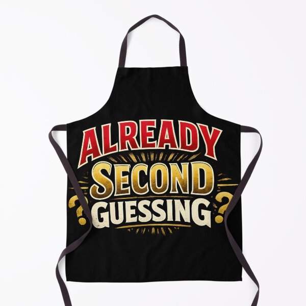 Item preview, Already Second Guessing Funny Overthinking Decision Humor Design designed and sold by TeeTimeTreasure.