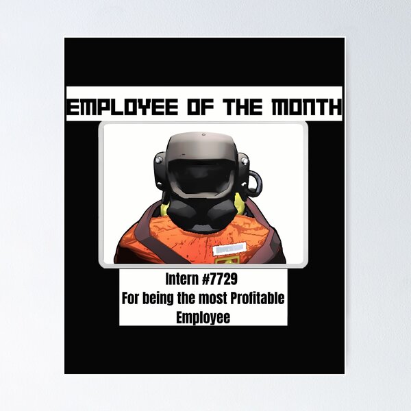 Item preview,  Lethal Company Employee Of The Month designed and sold by T-SHIRT DESIGN CLOSET.