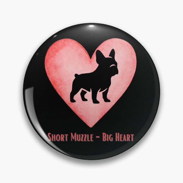 Item preview, Short Muzzle Big Heart – Funny French Bulldog Lover Design designed and sold by oso-de-color.