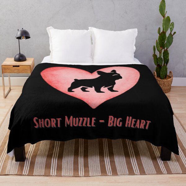 Item preview, Short Muzzle Big Heart – Funny French Bulldog Lover Design designed and sold by oso-de-color.