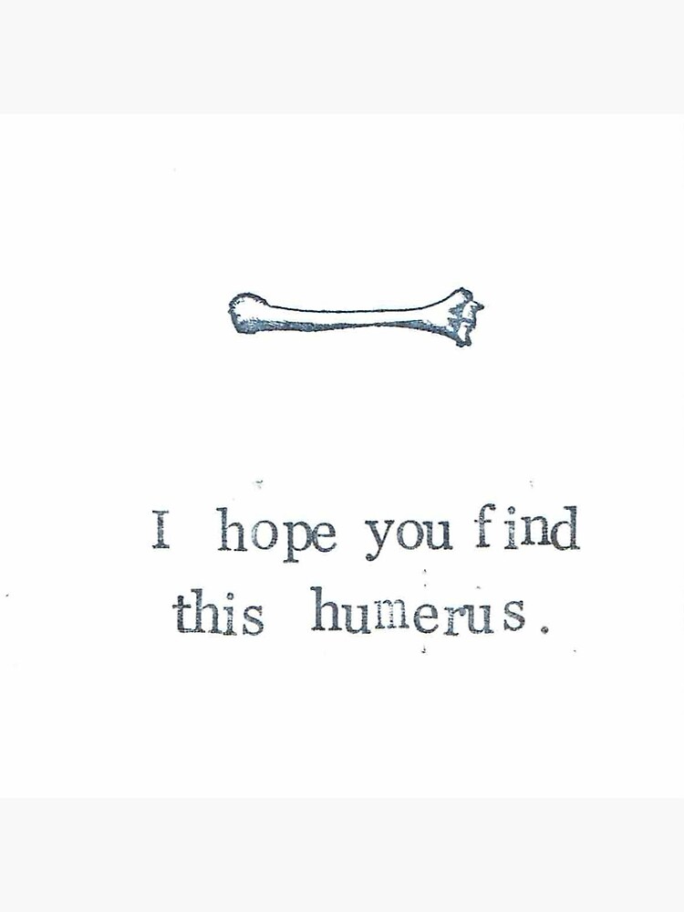 Thumbnail 4 of 4, Pillow, I Hope You Find This Humerus designed and sold by bluespecsstudio.