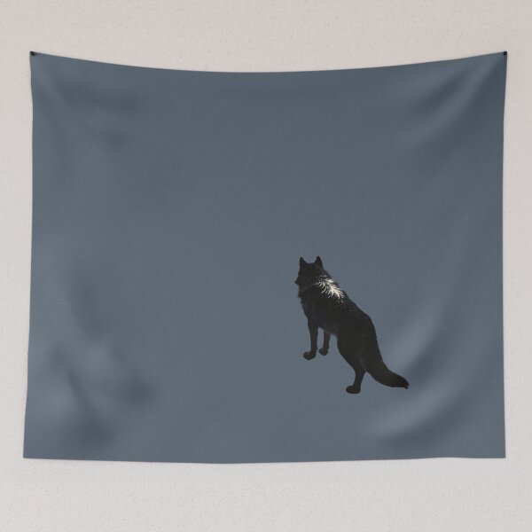 Item preview, Moscow After Dark — Gothic Wolf City Night Art designed and sold by GeoWhimsy Studio.