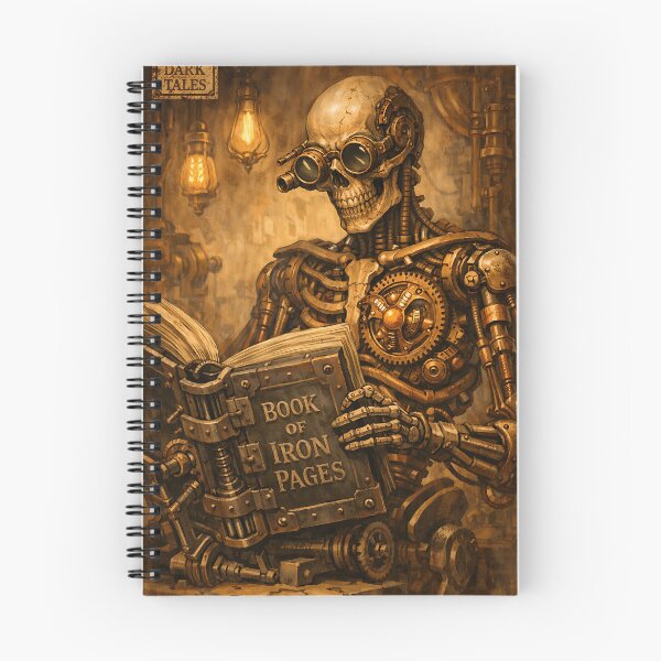 Item preview, The Clockwork Librarian - Dark Fantasy Skeletal Figure designed and sold by bapupa.