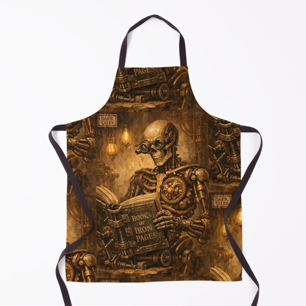 Item preview, The Clockwork Librarian - Dark Fantasy Skeletal Figure designed and sold by bapupa.