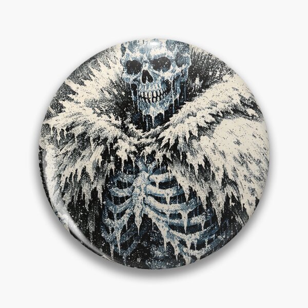 Item preview, The Glacial Sentinel - Dark Fantasy Skeletal Figure designed and sold by bapupa.