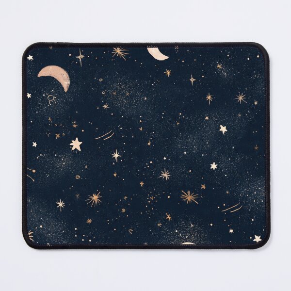 Item preview, Night Sky Seamless Pattern – Moon & Stars Celestial Design designed and sold by OpenDreamArts.