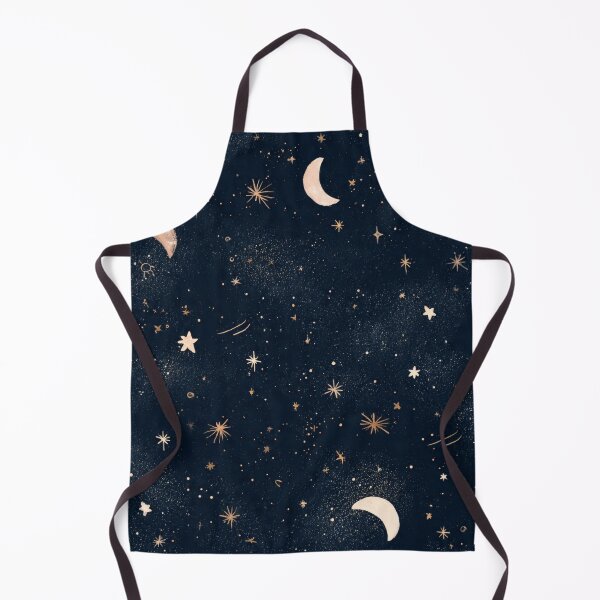 Item preview, Night Sky Seamless Pattern – Moon & Stars Celestial Design designed and sold by OpenDreamArts.