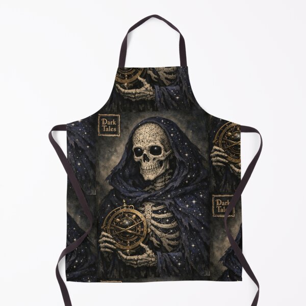 Item preview, The Star-Charted Astronomer - Dark Fantasy Skeletal Figure designed and sold by bapupa.