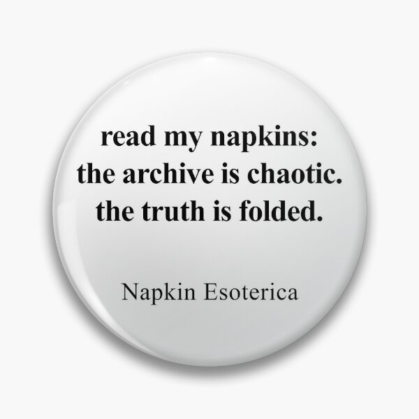 Item preview, Read My Napkins designed and sold by birdspinestudio.