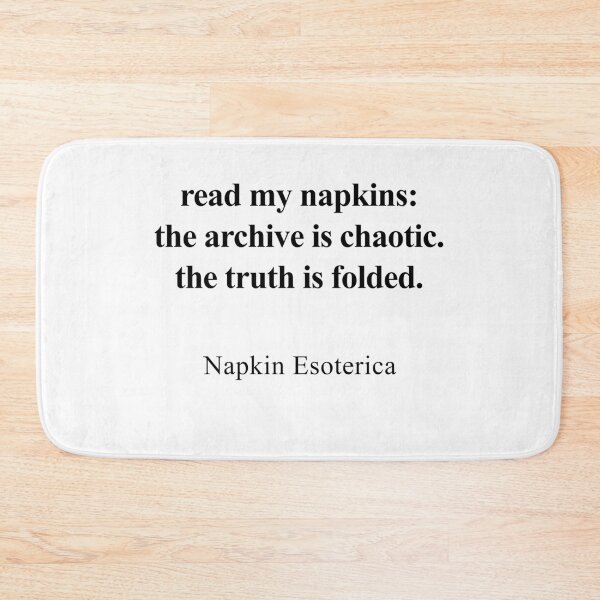Item preview, Read My Napkins designed and sold by birdspinestudio.
