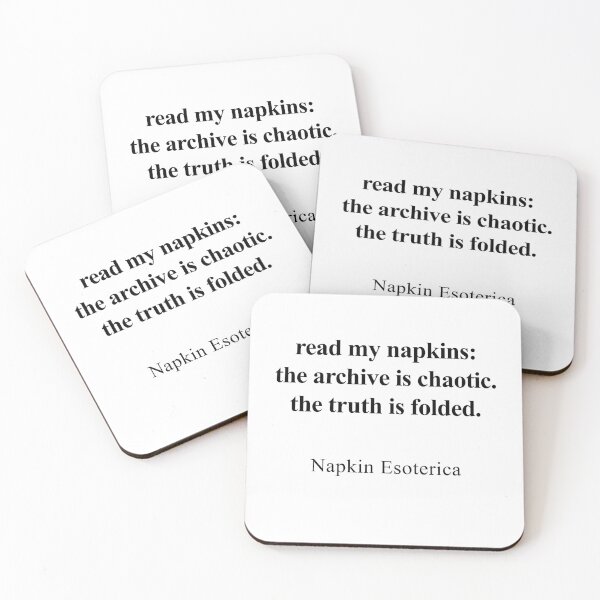 Item preview, Read My Napkins designed and sold by birdspinestudio.