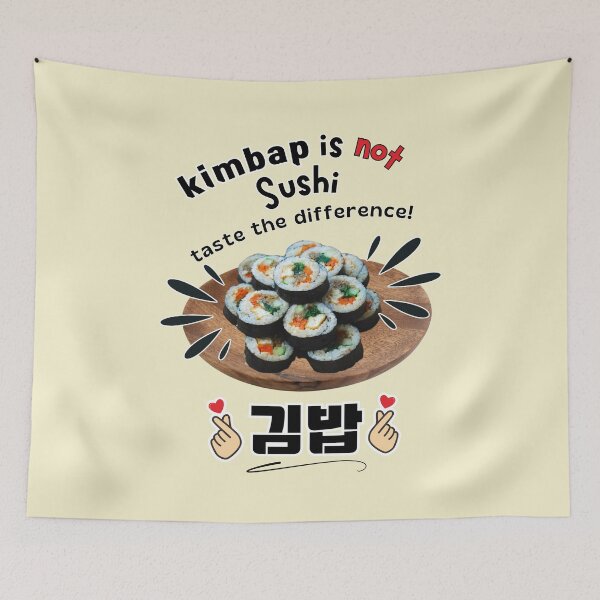 Item preview, Sushi is not Kimbap - taste the difference designed and sold by mycreastyle.