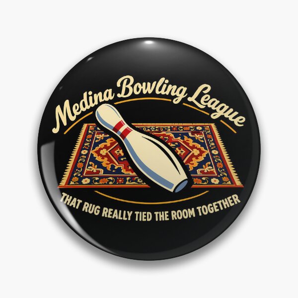 Item preview, Medina Bowling League Persian Rug Logo designed and sold by agearb.