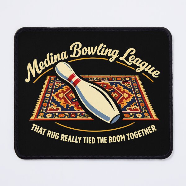 Item preview, Medina Bowling League Persian Rug Logo designed and sold by agearb.