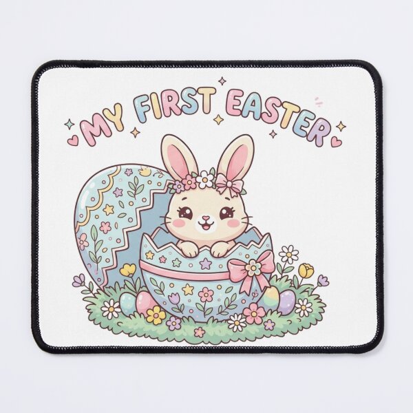 Item preview, My First Easter Cute Baby Bunny Chick Kids Spring Gift Design designed and sold by pixelandpalette.
