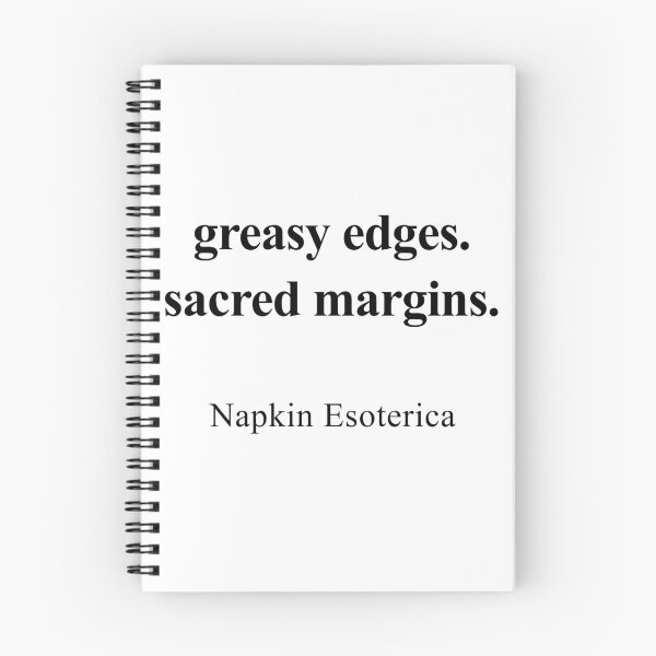 Item preview, Greasy Edges, Sacred Margins designed and sold by birdspinestudio.