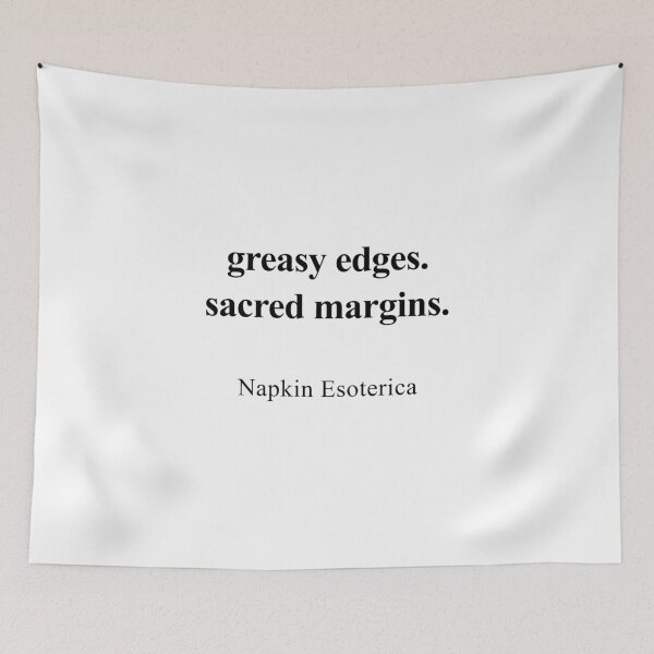 Item preview, Greasy Edges, Sacred Margins designed and sold by birdspinestudio.