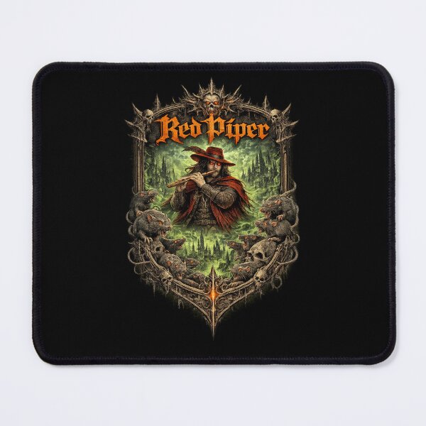 Item preview, Red Piper Plague Crest Dark Fantasy Shirt designed and sold by RedPiperStudio.