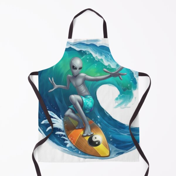 Artikelvorschau, Surfing Alien (Welle) entworfen und verkauft von mkgeiger.