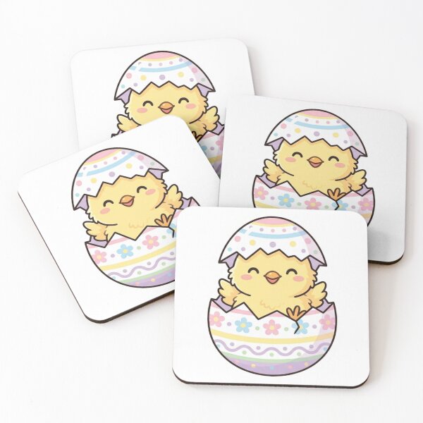 Item preview, Cute Easter Chick Kawaii Baby Chick Spring Holiday Design designed and sold by pixelandpalette.