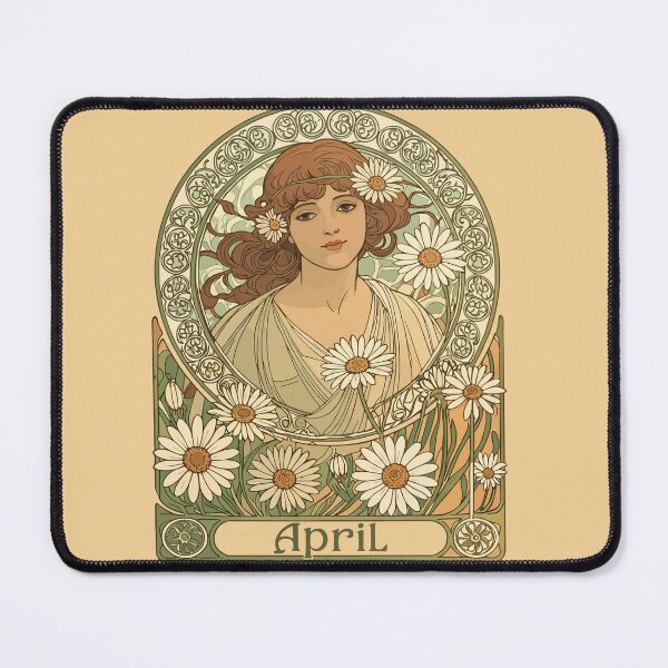 Item preview, Vintage Daisy Flourish Art Nouveau designed and sold by taiche.