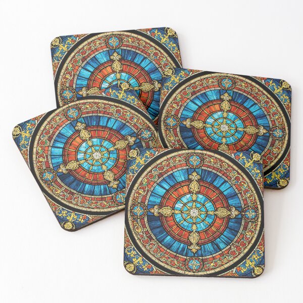 Item preview, Unifying faux stain glass pattern designed and sold by ShaDeS-AI-Art.