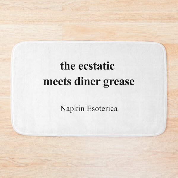 Item preview, The Ecstatic Meets Diner Grease designed and sold by birdspinestudio.