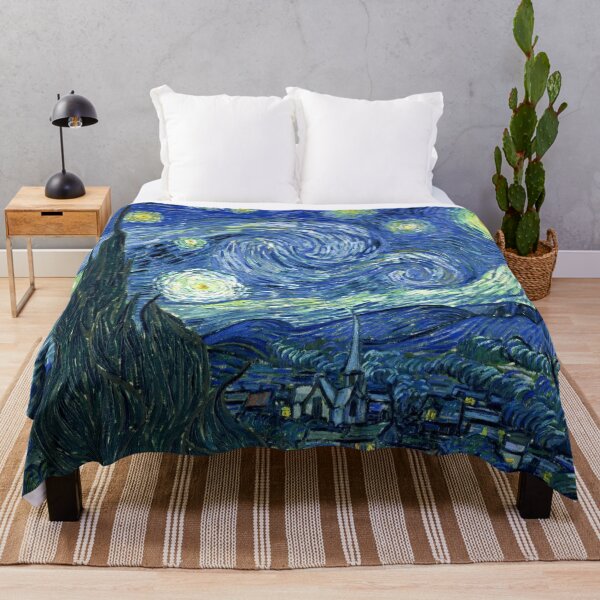 Item preview, Quiet Night — The Starry Night by Vincent van Gogh (1889) designed and sold by The Quiet Form.