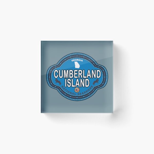 Item preview, Cumberland Island Georgia stitching effect emblem designed and sold by studioss76.