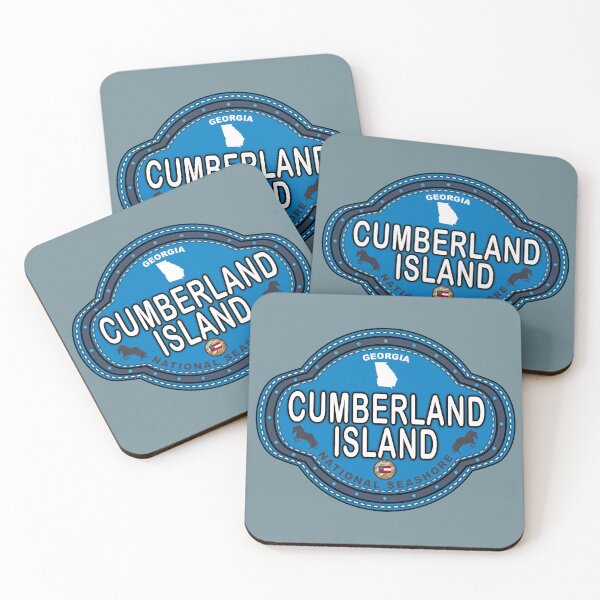 Item preview, Cumberland Island Georgia stitching effect emblem designed and sold by studioss76.