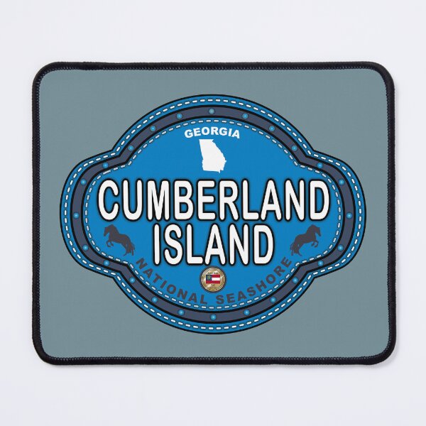 Item preview, Cumberland Island Georgia stitching effect emblem designed and sold by studioss76.