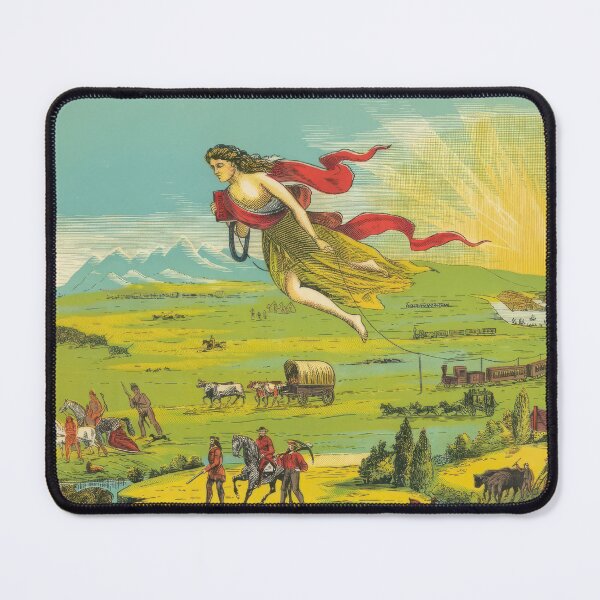 Item preview, American Progress Westward Expansion Vintage Allegorical Art Print designed and sold by TheSoulOfArt.