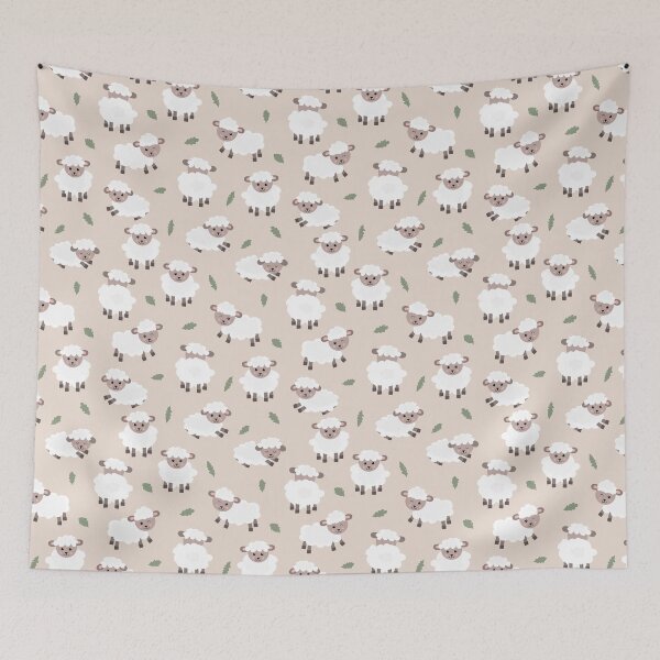 Item preview, Sheep & Lamb Cute Hand Drawn Farm Animals designed and sold by idovedesign.