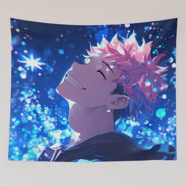 Item preview, Renzo Shima Blue Exorcist Night Sparkle Smile designed and sold by TanglenRabbit.