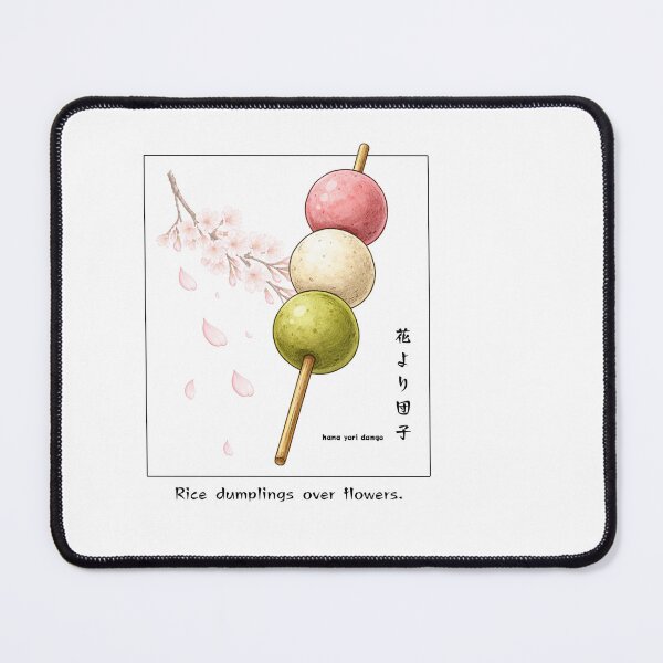 Item preview, Japanese Kanji Art – Dango and Sakura Design designed and sold by Nami Print.